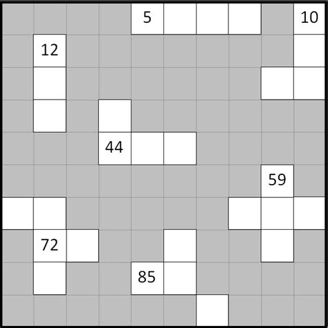 A great critical thinking activity. 14 Best Images of 70 Square Fill In Worksheet - Puzzle ...