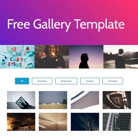 How to search for free powerpoint photo collage templates. Free HTML Bootstrap Photo Gallery Template