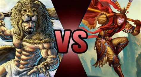 Unlike heracles, he was desperate. Rundown | Heracles vs. Sun Wukong by PsyInsti on DeviantArt