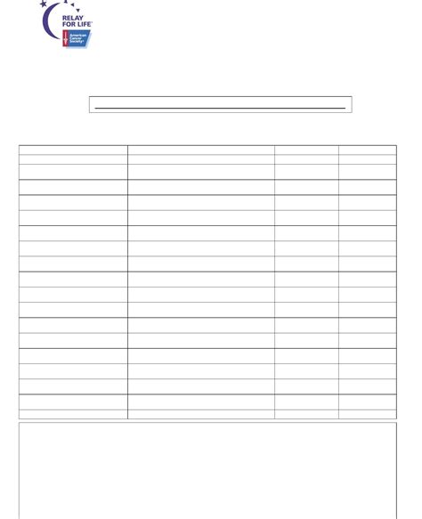 Relay for life (rfl) is a global movement with close to 4 million participants took part in rfl across the globe annually, making it one of the world's largest fundraiser. Relay for Life Donation Form - America Free Download