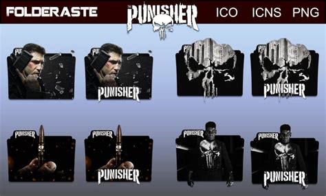 The Punisher 2017 Icon Pack By Folderaste The Punisher 2017