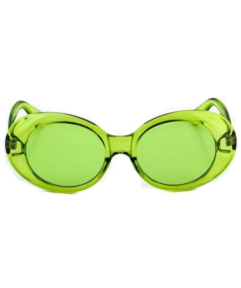 elite nirvana kurt cobain oval bold vintage sunglasses for women clout goggle sunglasses candy