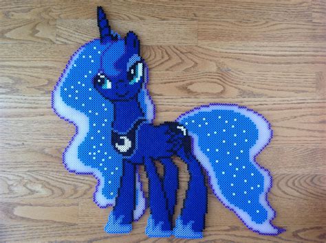 Princess Luna Perler Beads Idea Minecraft Pixel Art Pixel Art Pixel