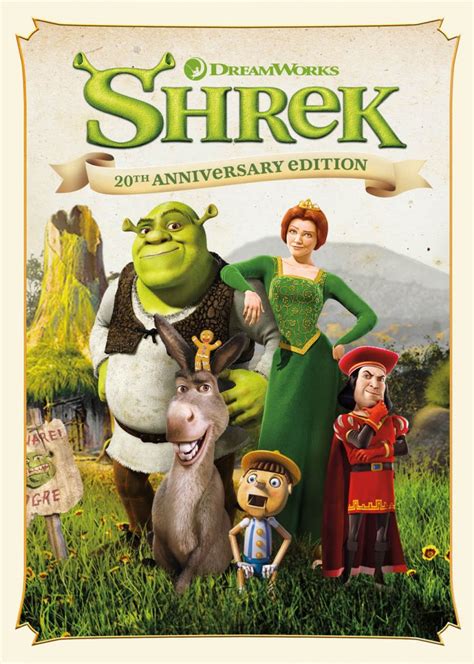 Dreamworks Shrek 20th Anniversary Edition Lovebugs And Postcards