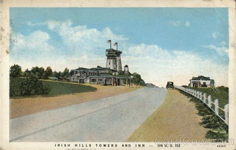 Irish Hills Towers And Inn Onsted Mi Postcard