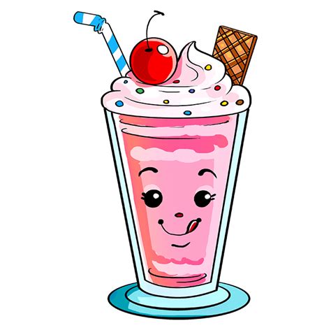 How To Draw A Milkshake Really Easy Drawing Tutorial Drawing