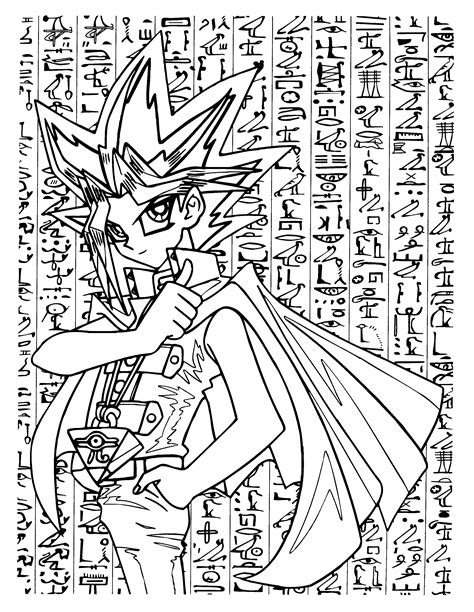 Coloring Page Yu Gi Oh Coloring Pages 38 Cartoon Coloring Pages