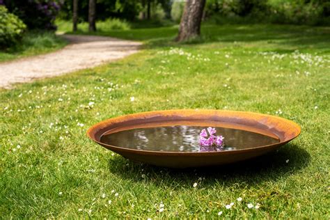 Corten Steel Water Bowls By Adezz Floraselect