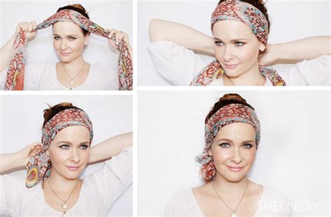 Just because you're hanging at home doesn't mean you can't switch up your style. 10 Hair-Scarf Tutorials That'll Take Your Summer Style to ...
