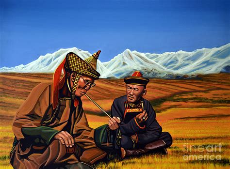 Mongolia Land Of The Eternal Blue Sky Painting By Paul Meijering Pixels