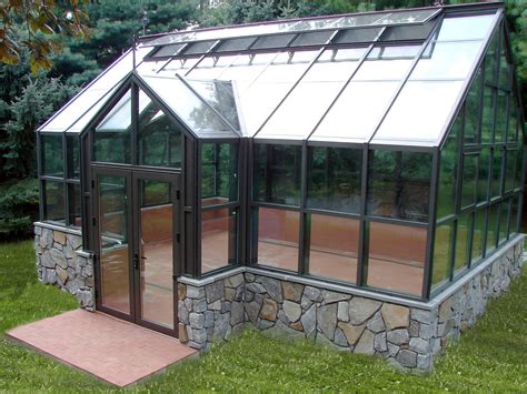 Traditionally, greenhouses were built with glass. Aluminum Framed Greenhouse - Home Ideas