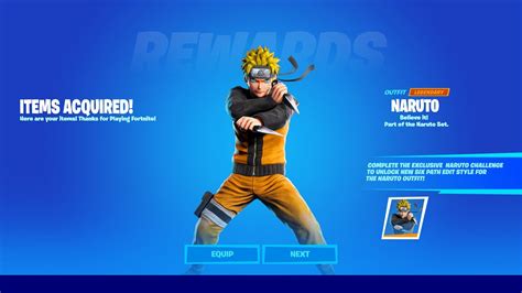 Claim Free Naruto Skin In Fortnite How To Get Naruto Skin Youtube