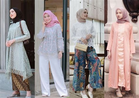 Inspirasi Ootd Hijab Untuk Kondangan Pakai Abaya Hingga Kebaya Vlr