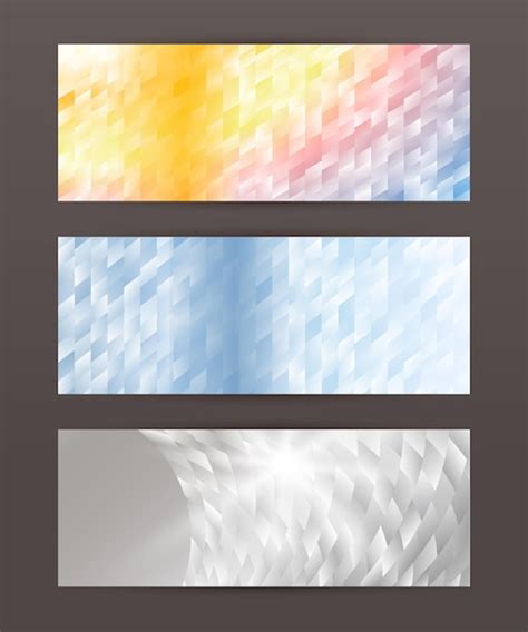 Premium Vector Set Of Horizontal Banner Header Website29