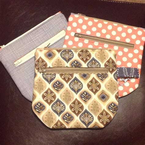 Created By Louise Tubb Using The Duo Zipper Pouch Tutorial By Crafty