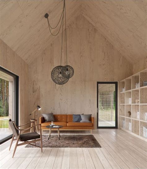 Plywood ️ | Plywood interior, Prefab homes, House design