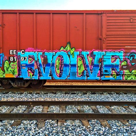 Train Graffiti Art