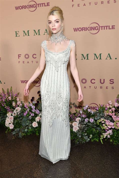 Anya Taylor Joy Wears Long Dress At Emma Premiere In Los Angeles 12 Gotceleb