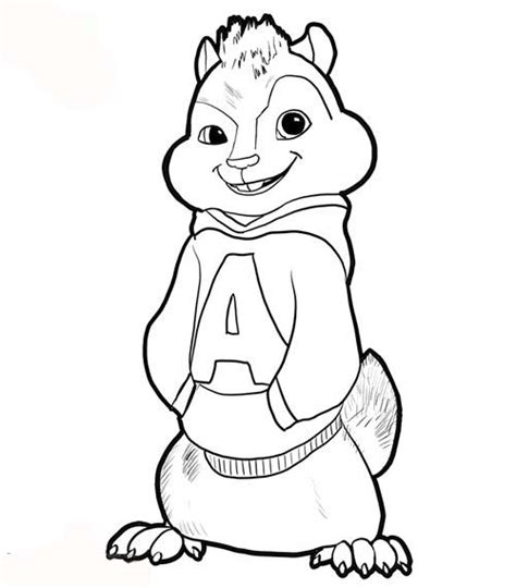 Alvin and the chipmunks coloring pages. Alvin and The Chipmunks Coloring Pages To Printable | Kids ...