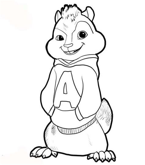 Welcome in free coloring pages site. Alvin and The Chipmunks Coloring Pages To Printable