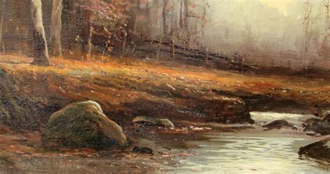 Robert W Wood Oil Painting Deep In The Forest Autumn In Etsy