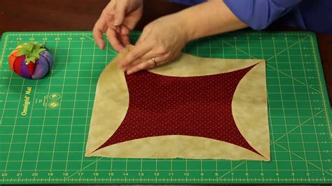 Sew Easy How To Piece A Quilt Orange Peel Piecing Youtube