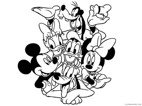 Mickey Mouse Clubhouse Coloring Pages Cartoons Disney Mickey Mouse