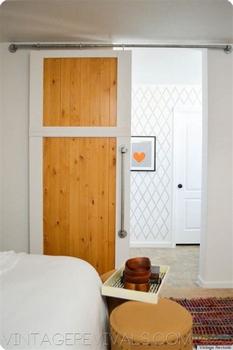 Make A Diy Sliding Barn Door Out Of Simple Hardware Store Finds Photos