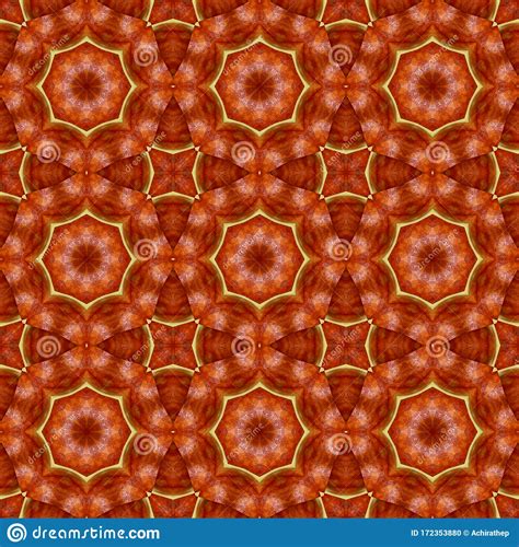 kaleidoscope seamless patterns abstract background magic mandala stock illustration