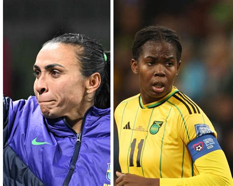 marta and bunny shaw shared a classy beautiful world cup moment after jamaica eliminated brazil