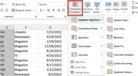 Excel Conditional Formatting Getting Started With Five Examples