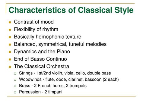 PPT - The Classical Style (1750-1820) PowerPoint Presentation - ID:207725