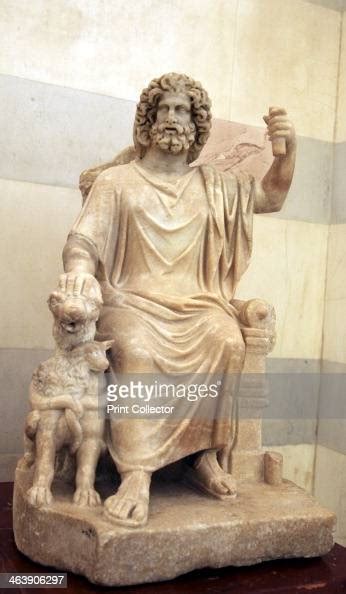Statue Of Serapis Greco Egyptian God Of The Underworld Roman