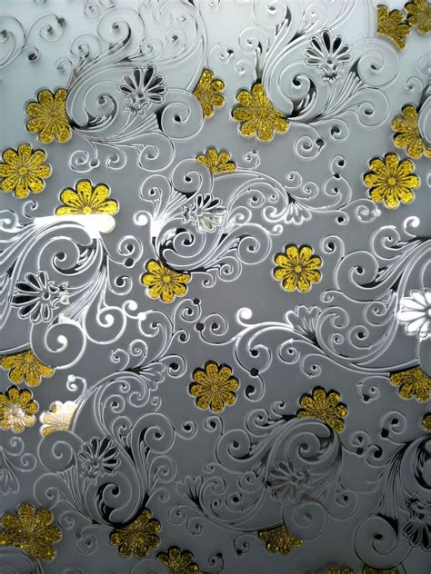 Know your content width demand: acid decorative glass, etched glass, ice glass with good ...