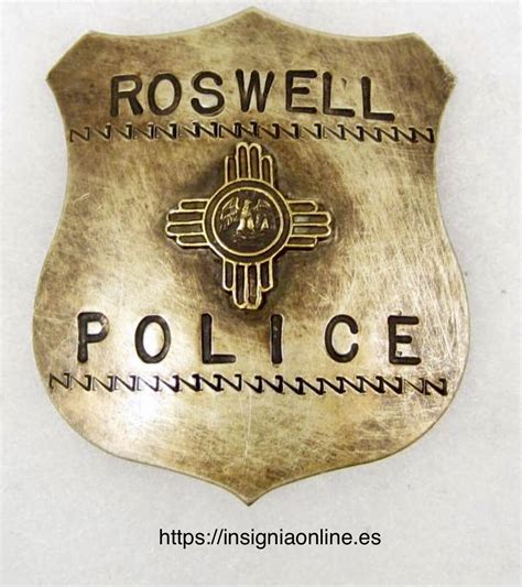 Roswell New Mexico Police Badge 1940 Insigniaonlinees