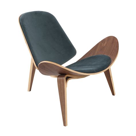 Yaheetech dining chairs pu side chair dsw chair accent shell chair with beech wood legs modern mid century eiffel inspired chair upholstered dining room living room bedroom kitchen chairs white,4pcs. Amazon.com: Kardiel Tripod Plywood Modern Lounge Chair ...