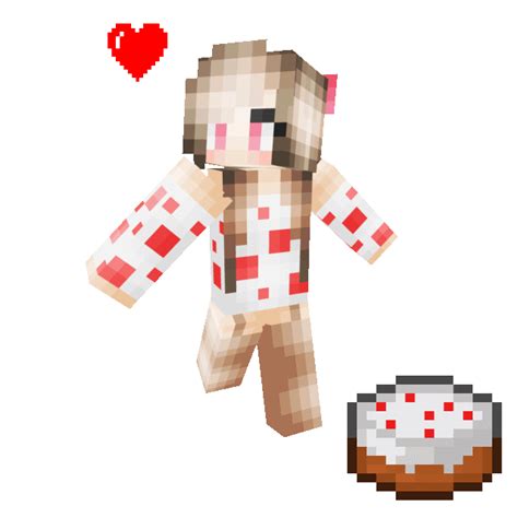 Cake Girl 100 Subs Special Minecraft Skin