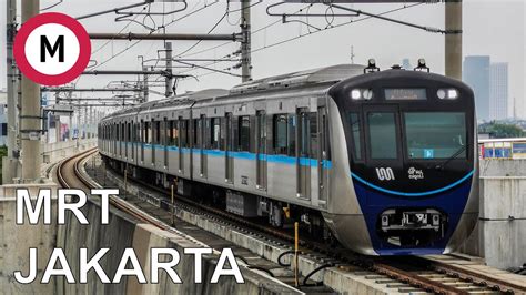 Jakarta MRT Jakarta New Metro System 2022 4K YouTube