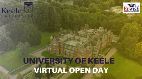 Keele University Virtual Open Day Edwise International Youtube