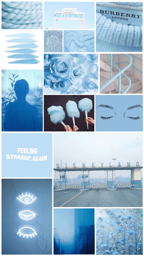 Light Blue Aesthetic Collage Dusolapan