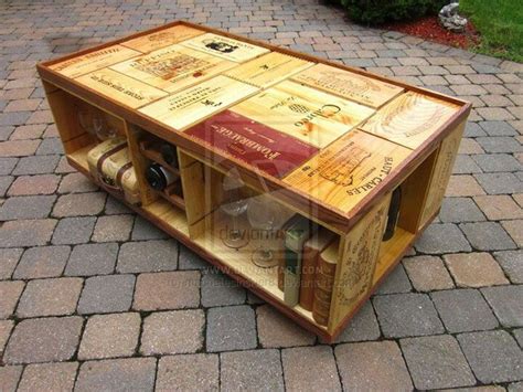 Table basse pas cher le bon coin. Very Cool coffee table made out of wine crates :) | Wine ...
