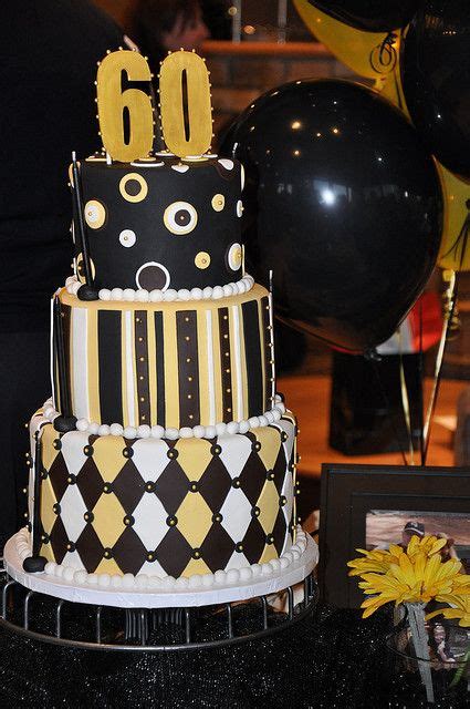 60th birthday cake ideas for mom black and gold. Masculine 60th Birthday by Designer Cakes By April, via ...