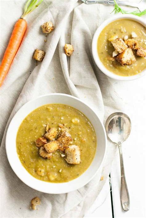 The Best Easy Vegan Split Pea Soup Recipe Warming And Filling Foodal