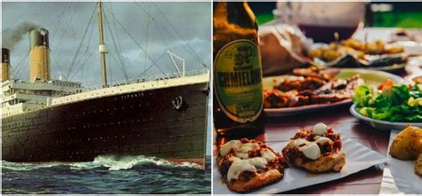 This Is All The Food That Was Served To Passengers On The Titanic