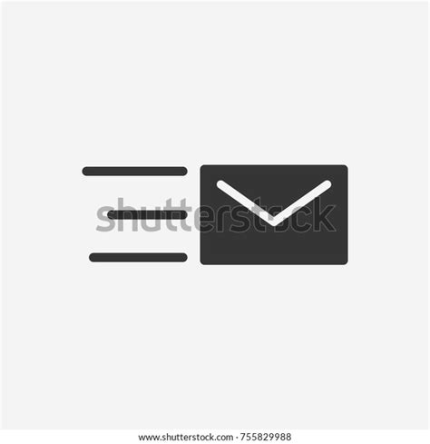 Send Mail Icon Illustration Isolated Vector Stock Vector Royalty Free
