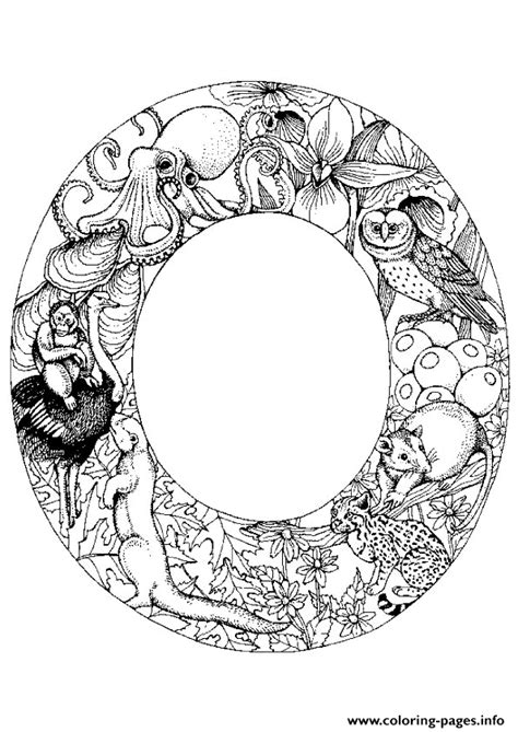 Eyes in u alphabet s free61cf. Animal Alphabet Letter O Coloring Pages Printable