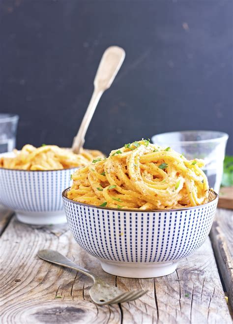To make the dressing, place the peeled zucchini, cashews, olive oil, lemon juice, cilantro, garlic, chipotle, cumin, salt, pepper, and water in a blender and blend until smooth. The Iron You: (Vegan) Creamy Chipotle Spaghetti
