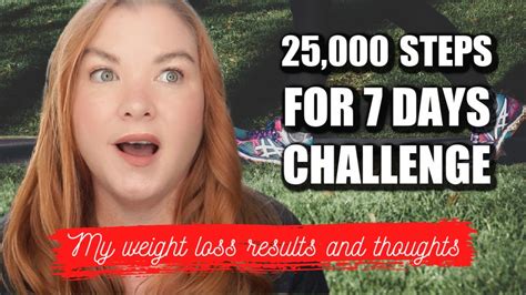 i walked 25k steps for 7 days my results and thoughts youtube