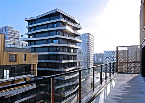 Inoxia Apartments Feature Jagged Wraparound Balconies Balcony Sky