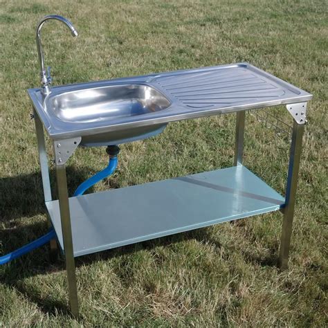 This Stainless Steel Camping Sink Is Ideal For A Wide Range Of